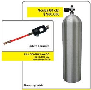 SCUBA 80 cbf, CO2 - Zipaquirá