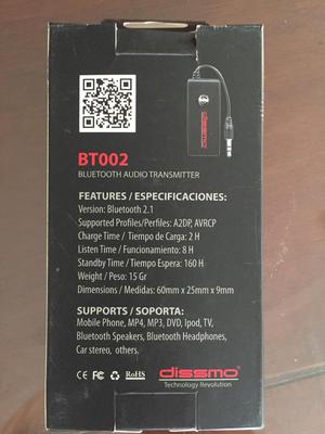 Transmisor Bluetooth Dissmo