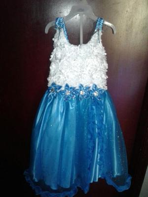 Vestido para Niña Talla 6 Casi Nuevo