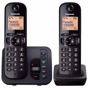 2 Teléfonos Inalámbricos Panasonic Kx-tgc222-negro