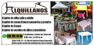 Alquiler de Sillas, Mesas Y Carpas - Villavicencio