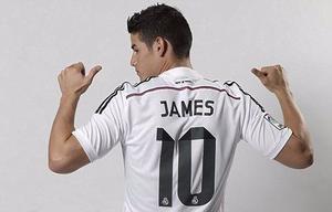 Camiseta Real Madrid James