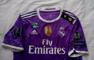Camiseta Real Madrid  Visitante Parche Mundial De Clube
