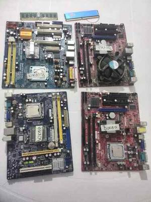 Combo Board Ddr2,procesador Dual Core Y Cooler,memoria De 2