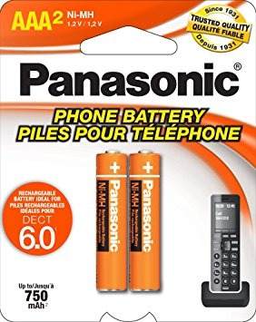 Las Baterías Original De Panasonic Aaa Nimh Recargables Pa