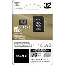 Memoria Microsd 32gb Clase10 Original + Adaptador Sony