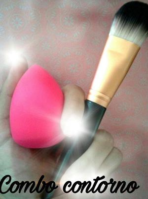 Beauty Blender Y Brocha Profesional