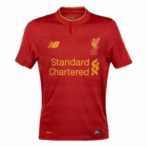 Camiseta Oficial Liverpool Local 2016/2017 New Balance