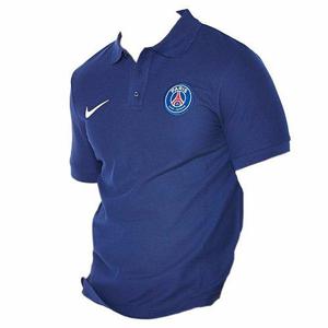 Camiseta Tipo Polo Psg Azul Oscuro Nike