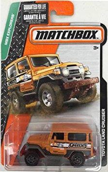 Coleccionable Land Cruiser Matchbox  Mbx Serie Naranja