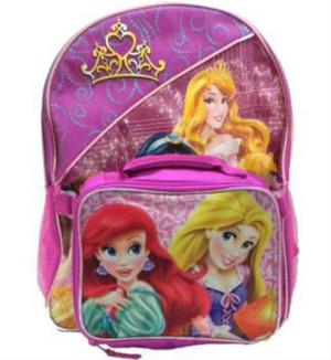 Morral Princesas De Disney Con Lonchera