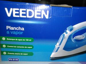 Plancha Nueva a Vapor Marca Veeden.