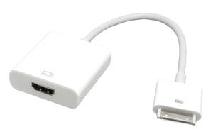 Cable Convertidor Hdmi Tv Ipad 1 2 3 Iphone 4S 4 Tv Hd