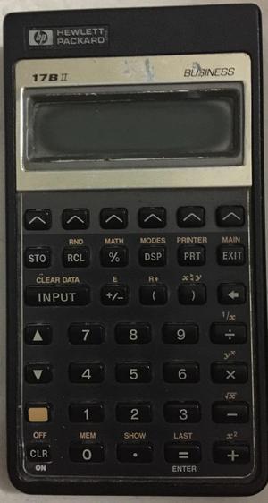 Calculadora Hewlett Packard 17 B Ii