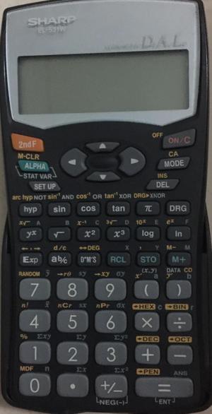 Calculadora Sharp EL 531 W