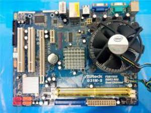 Combo Ddr2 Procesador Board Cooler