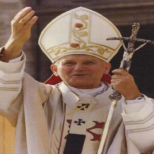 Estatuilla o Reliquia Religiosa del Papa Juan Pablo II -