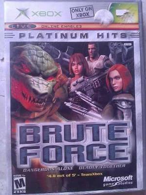 Juego Original De Brute Force Para Xbox Normal / 360