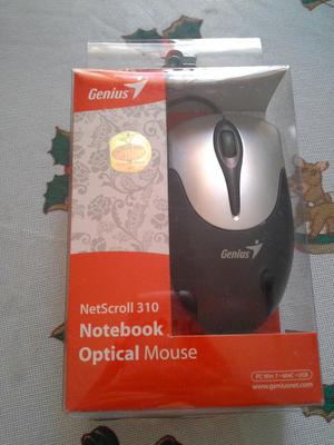 Nuevos Mouse Genius Optico Alambrico Netscroll Gris Usb