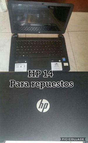 portatil hp 14 para repuestos board mala sin bateria sin