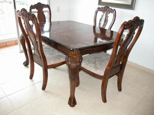 COMEDOR DE MADERA SOLIDA $ 2 MILLONES