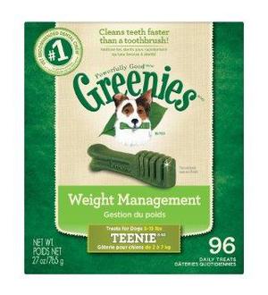 Greenies Control De Peso Perro Trata Dentales