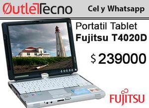 Portátil Tablet Fujitsu T4020D 1.72ghz 2gb DDR2 80GB lector