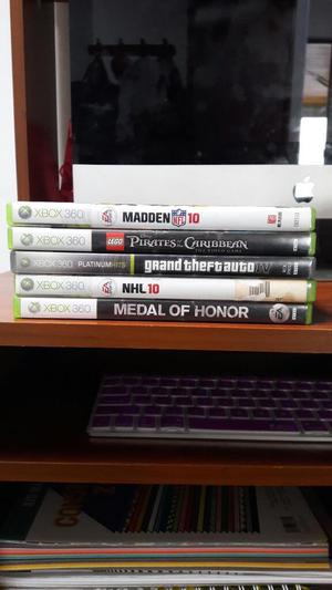 Juegos Originales 5 de Xbox 360