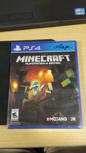 Minecraft Original Nuevo y Sellado PS4