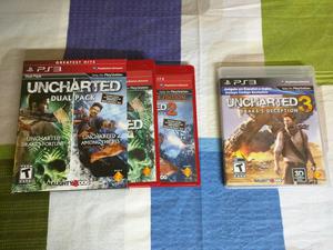 Uncharted 1, 2 Y 3 Ps3