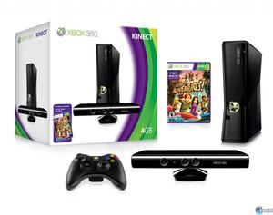 Xbox 360 Slim 4gb Kinect LT  juegos 2controles