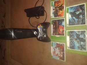 Xbox 360 Slim Rgh Un Control Y Juegos