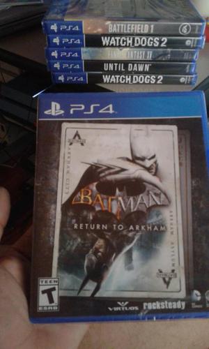 Batman return to arkham playstation 4 cambio o vendo