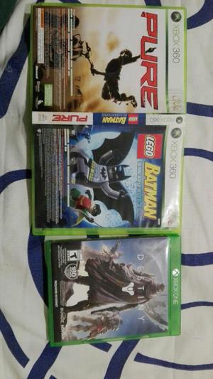 Dos Juegos de Xbox 360 Y Uno de Xbox One