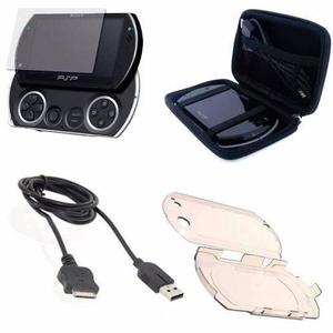 Kit Psp Go Cable Datos, Screen, Acrilico, Estuche + Regalos