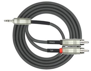 Cable Kirlin Y364prl 2x1 Plug A Rca Blindado Sonido Música