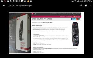 Vendo Magic Control Lg Nuevos Anmr650