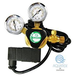 Regulador Co2 Prima Aquatek Con Solenoide Integrado Cool To