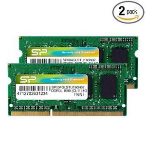 204 Pin Dual 1,35 V / 1,5 V Sodimm Portátil Sp008glstu160n