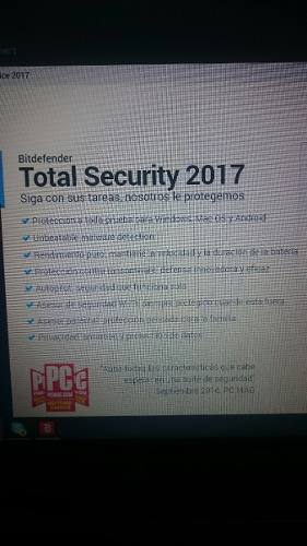 Licencia Bitdefender Total Security Pc + Tablet/celu
