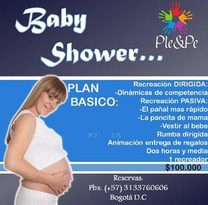 Recreación para BABY SHOWER. decoración para baby shower -