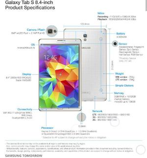 Tablet Samsung Galaxy Tab S - Valledupar