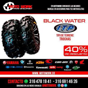 Llantas para cuatrimoto Black Water Marca ITP - Medellín