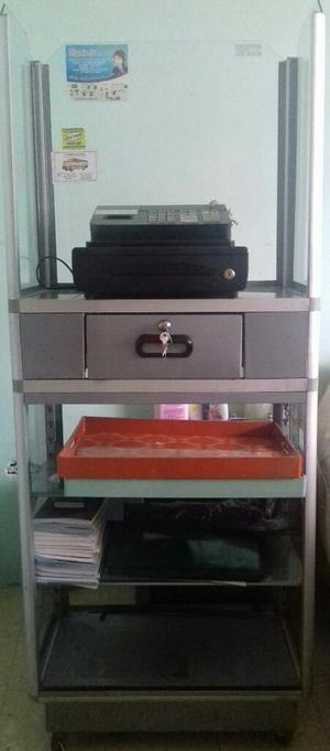 Registradora, Gabinete Y Mueble Vidrio.