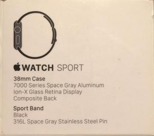 Apple Watch  Series Space Gray