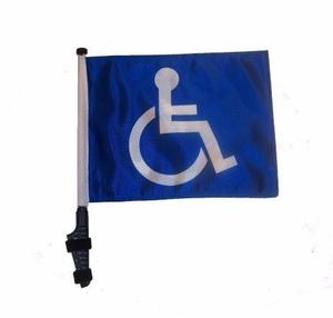 Handicap Golf Cart Flag With Ez On And Off,envios Gratis