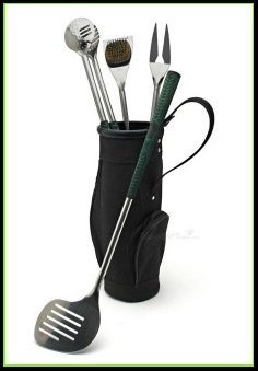 Herramientas Para Barbacoa Golf - Golf 7 Pedazos Agarran