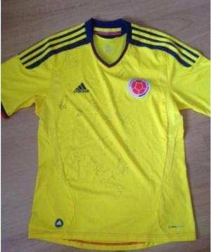 Camisa Colombia Talla S Firmada - Medellín