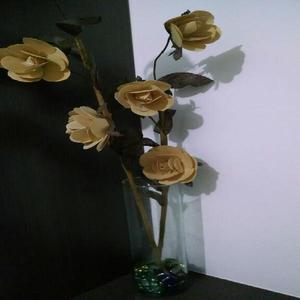 Florero de Vidrio con Flores - Barranquilla
