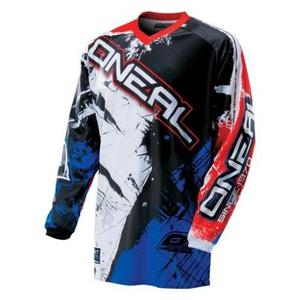 Jersey O'neal Niño Element Digi Camo Negro/azul/rojo